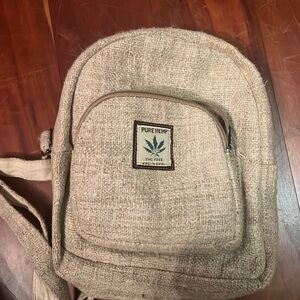mini pure hemp back pack